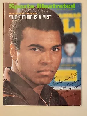 Rare 1/1 Mohammed Ali Signature Signed Autograph Auto Sports Illustrated JSA COA • $999.99