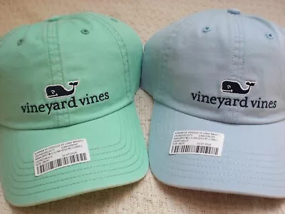 Vineyard Vines “Logo” Twill Hat (Ball Cap) NWOT - Please Read Des. - Green Blue • $24.99