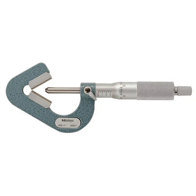 $535.13 • Buy MITUTOYO 114-202 V-Anvil Micrometer,0.09-1 In,0.0001