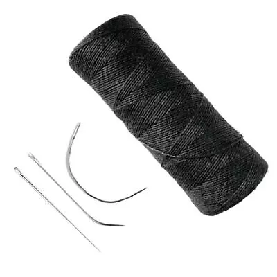 Professional Black Weaving Thread And 3 Type Needles For Weft Hair Extension • £5.57