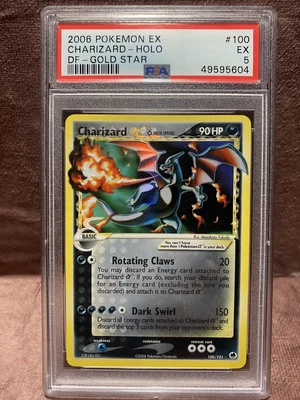 $1000 • Buy Charizard Pokémon Gold Star Holo 100/101 Ex Dragon Frontiers 2006