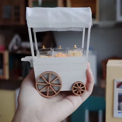 Handmade Dollhouse Miniature Kit 1:12 Dining Car Rack Display Original Design • $22.49
