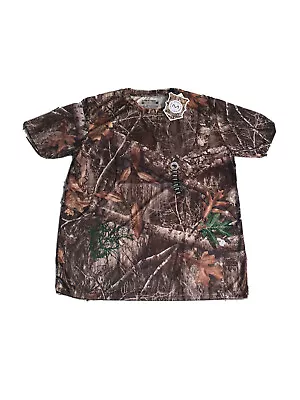 XL Real Tree Edge 100% Polyester Camouflage Short Sleeve Shirt (RT3) • $9.99