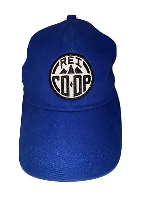 REI CO-OP Trucker Hat - Classic Adjustable Snapback Cap - Royal Blue & White • $8.90