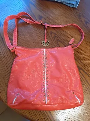 Womens Red Marc Ecko Handbag | 15 X 12 | Orange Shoulder Bag Purse EUC - E4 • $12.99