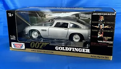 Boxed Motor Max Aston Martin DB5 James Bond 007 Collection Goldfinger 1:24 NEW • £38