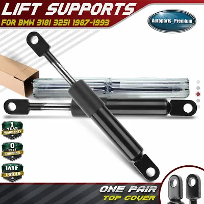 2Pcs Top Cover Lift Supports Struts For BMW E30 318i 325i 1987-1993 Convertible • $10.79