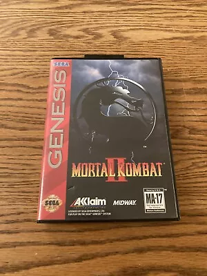 CIB Mortal Kombat II Sega Genesis 1994 Complete Tested • $19.88