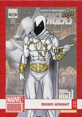 Marvel Annual 2021 Base Card #38 Moon Knight • £1.99