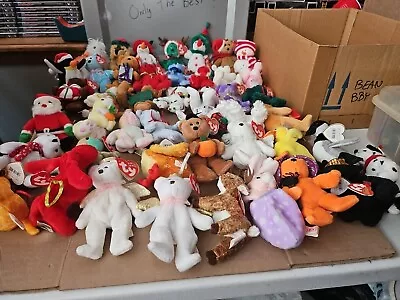 LOT OF 45 Vintage Ty Beanie Baby 2002 Mini Insane Collection NWT RARE TRL8#104 • $142.35