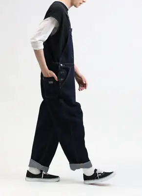 Levi's® Premium  SKATE OVERALLS A20920000 Rinse - Dark Wash - Non Stretch S • £109.75