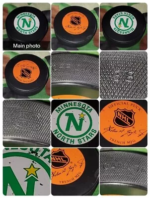 Minnesota North Stars Nhl Vintage John A. Ziegler General Tire Trench Game Puck • $25