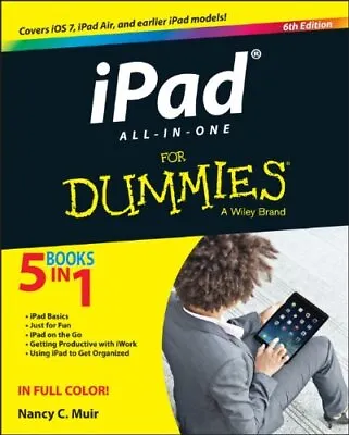 IPad All-in-One For Dummies By Muir Nancy C. Book The Cheap Fast Free Post • £3.49