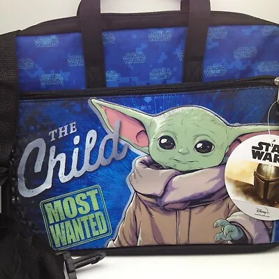 Star Wars The Mandalorian The Child Baby Yoda Tablet Laptop Case Shoulder Strap • $18.99