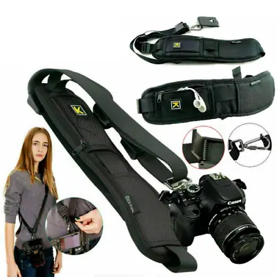 Quick Camera Shoulder Neck Strap Sling Strap Belt For Canon Nikon Sony All DSLR • £9.99