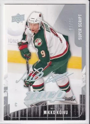 2009-10 Upper Deck MVP Gold Script #149 Mikko Koivu /25 - Minnesota Wild • $13.08