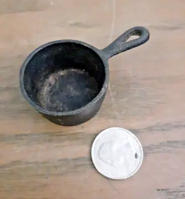 Vintage Miniature Cast Iron Stove Top Pot • $12.99