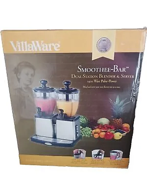 New-VillaWare V5787 Double Smoothie Stainless Steel Bar Blender And Server • $110.49