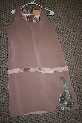 1920s Rosy Mauve Cabaret Flapper Style Dress For Costume • $18