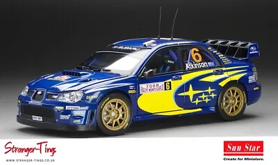 Sunstar 5581 1/18 Subaru Impreza WRC07 #6 Atkinson/Prevot Monte-Carlo 2008 • £109.95