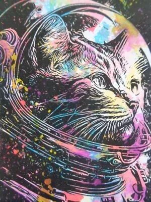ACEO ATC  Sketch  -   SPACE KITTY CAT  Art • $9.99