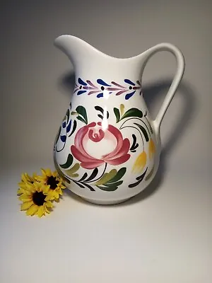 £18.99 • Buy Portmeirion 1992 Welsh Dresser Large Ceramic Floral Jug By  Angharad Menna