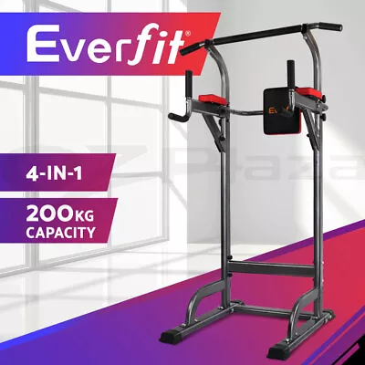 Everfit Weight Bench Chip Up Tower Bench Press Gym Equipment Fitness Bench • $159.95