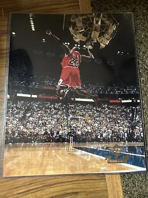 Michael Jordan Signed Facsimile 16x20 UDA NBA Finals Floor • $49.99