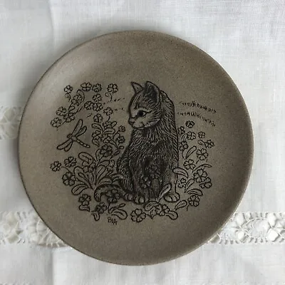 £4.99 • Buy Poole Pottery - Decretive Cat Animal Pin Dish Figure Plate - Home Décor Cottage