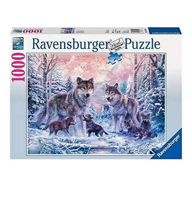 Ravensburger Arctic Wolves Winter 1000 Piece Jigsaw Puzzle # 19146 NEW & SEALED • $25