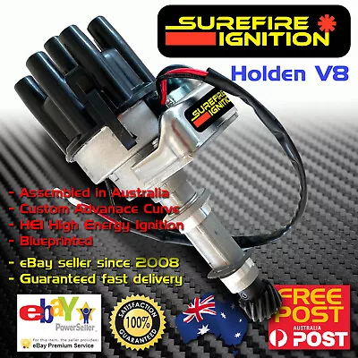 SUREFIRE High Performance HEI Electronic Distributor Suit Holden V8 253-308 • $350