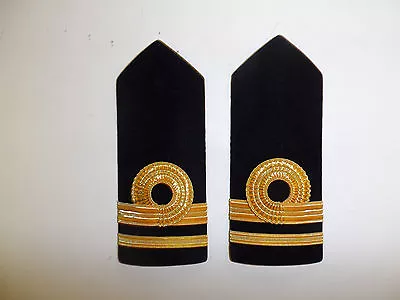 B3248p Vietnam RVN Navy Shoulder Hard Board Trung Uy Lieutenant JG Lt Pair IR9B • $52