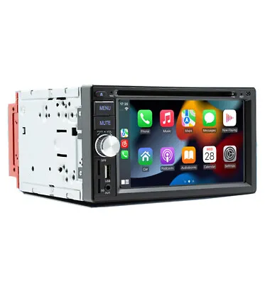 Double 2 Din Car Stereo DVD CD MP5 Player Radio Bluetooth FM Mirrorlink AUX-in • $132.76