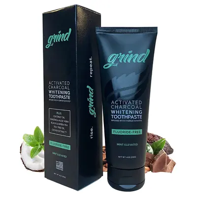 Hydroxyapatite Toothpaste Activated Charcoal Whitening Fluoride Free (4Oz) • $12.95