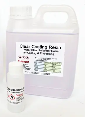 £27.95 • Buy Resin 2.5kg Water Clear Casting  Cast - Craft  Jewellery Embedding  - BASIC KIT
