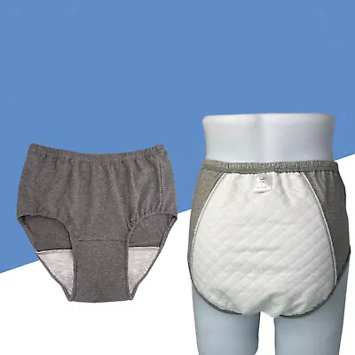 £10.64 • Buy Reusable Washable Incontinence Briefs Underwear For Elderly Men Waterproof