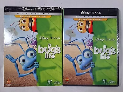 Disney Pixar A Bug's Life Bluray DVD 2-Disc Combo Pack W/ Slipcover Animated NEW • $10.95