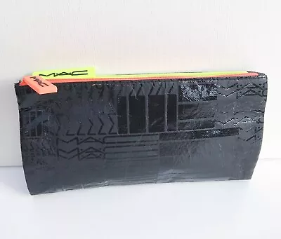 MAC Black Fold-able Makeup Cosmetic Bag / Pouch / Case Large Size Brand NEW • $19.95