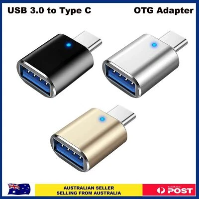 $2.99 • Buy Type C Male To USB 3.0 Premium A Female Converter USB-C Data OTG Adapter