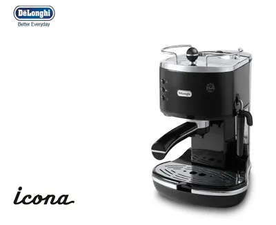 Delonghi Icona Vintage ECOV 311 Coffee Machine 220V 60Hz 1000W AutoOff Ems Black • $359.95
