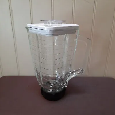 $19.87 • Buy Vintage Oster Osterizer 5 Cup Replacement Glass Blender Jar, Lid & Blade 848-31N