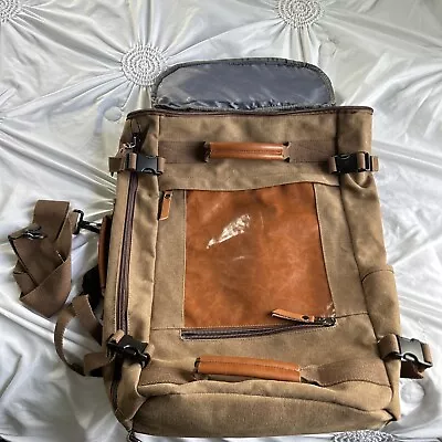 WITZMAN Men Travel Backpack Canvas Rucksack Vintage Duffel Bag A2020 • $30