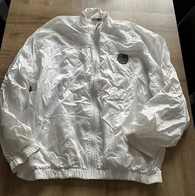 £5 • Buy Lacoste Tracksuit Top Vintage Extra Large White
