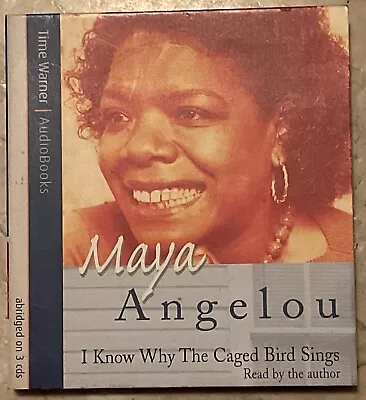 MAYA ANGELOU- I Know Why The Caged Bird Sings-3CD Audiobook -read By Author-VGC • £2.95