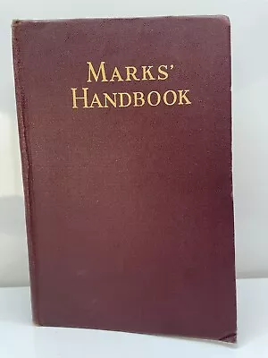 Marks' Mechanical Engineers' Handbook Fifth Edition  • $20