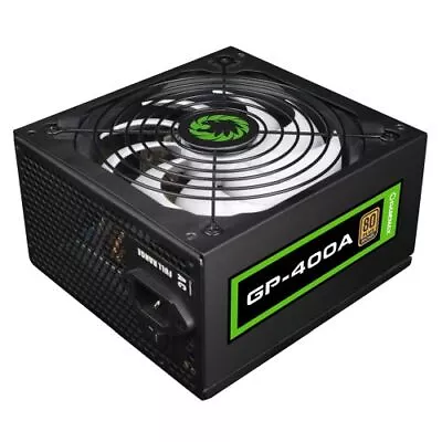 Gamemax 400W Gp400a Psu Fully Wired 12Cm Fan 80+ Bronze Black Mesh Cables Power • £39.55