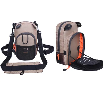 Kylebooker Tackle Bag Chest Bag Outdoor Sports Waist Pack  For Fly Fishing • $18.99