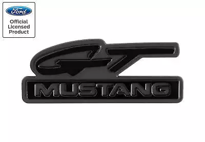 1994-1995 Mustang GT Two Tone Gloss & Matte Black Fender Side Emblem Badge • $16.95