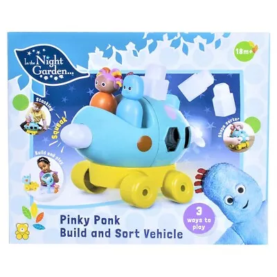 The Night Garden Pinky Ponk Build & Sort Vehicle Playset Iggle Piggle New • $76.52