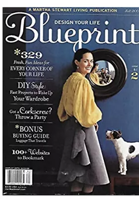 BRAND NEW 2006 BLUEPRINT MAGAZINE #2 Issue Martha Stewart Living Publication • $4.99